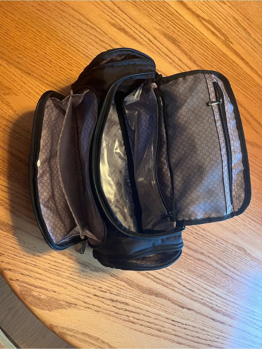 Lug trolly Organizer Toiletry Bag - Black
